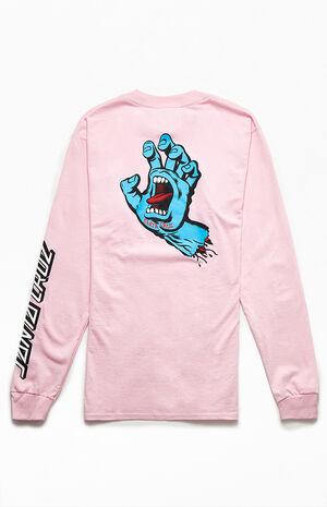 Screaming Hand Long Sleeve T-Shirt image number 2