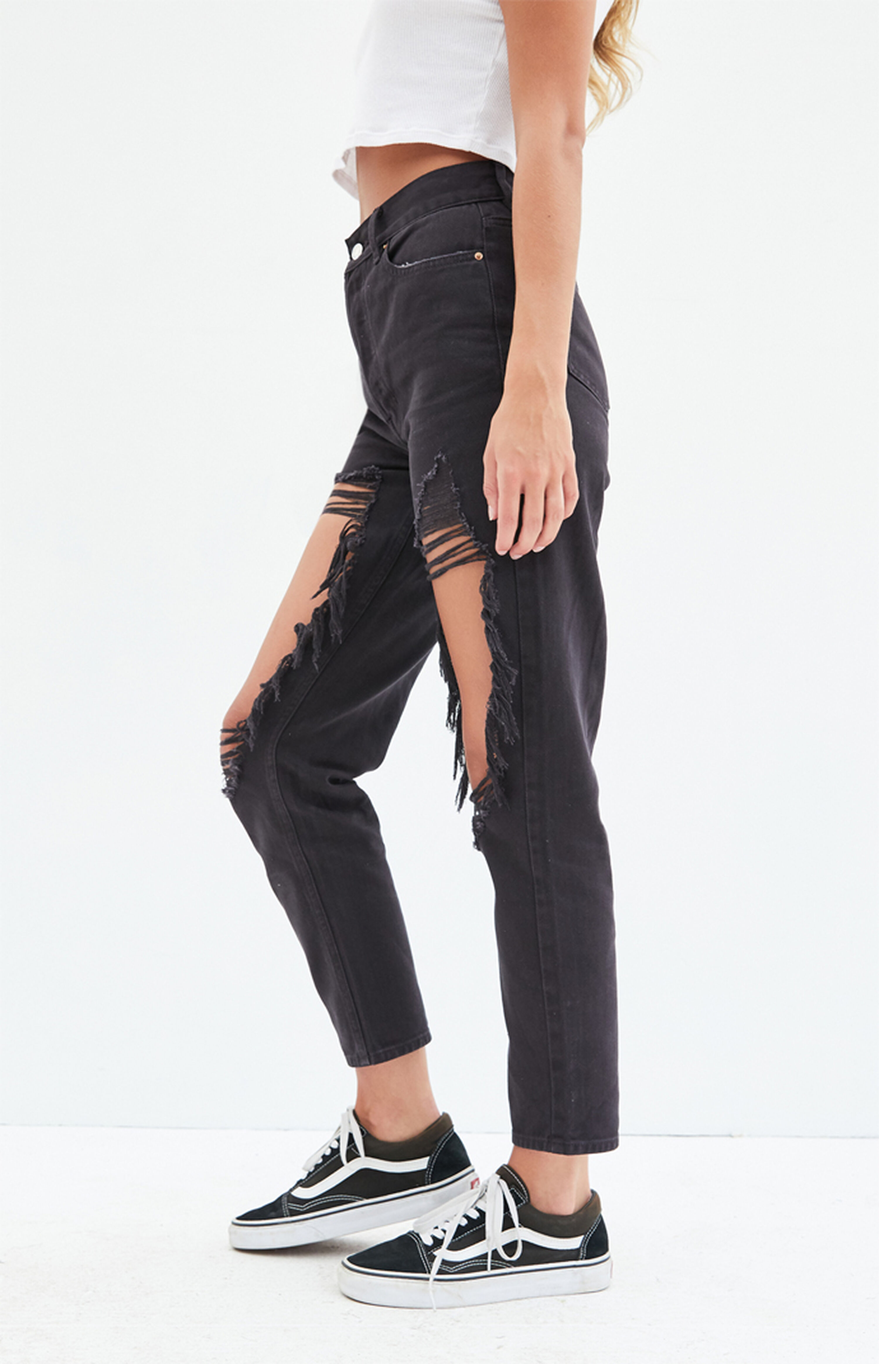 PacSun Black Ultra High Waisted Slim Fit Jeans PacSun
