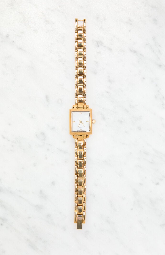 Rectangle Metal Watch