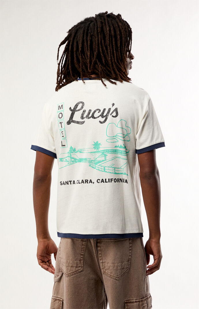 Pacsun Lucy's Motel Ringer T-Shirt