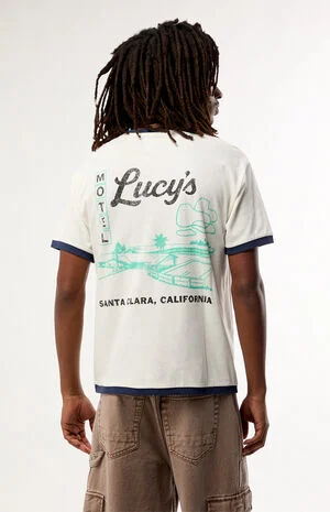 Lucy's Motel Ringer T-Shirt image number 4