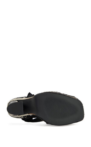 Women's Fonteyn Brown Snake Block Sandals image number 5