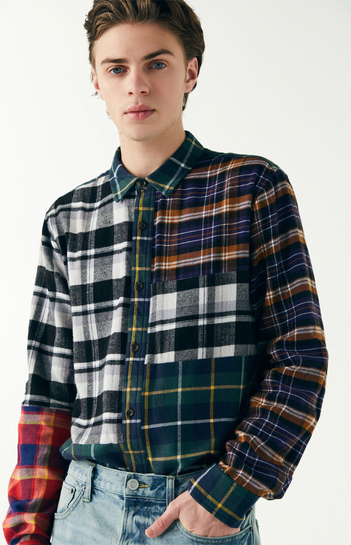 two color flannel shirt Promotions