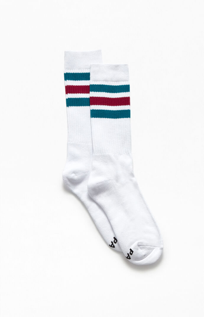 Gym Stripe Crew Socks