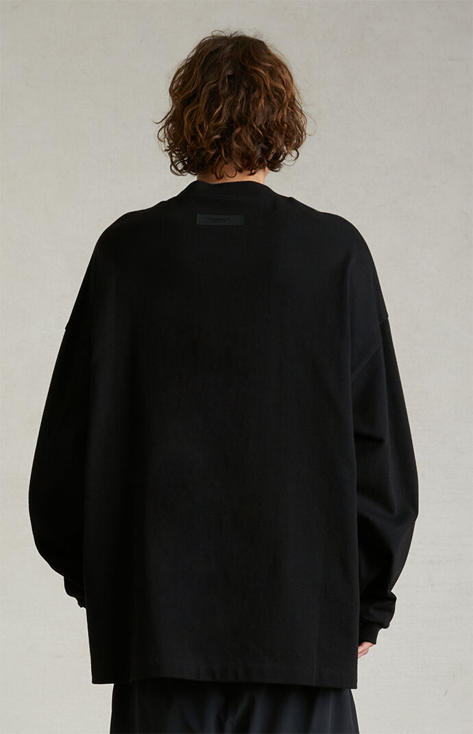 Fear of God Essentials Black Heavy Long Sleeve T-Shirt