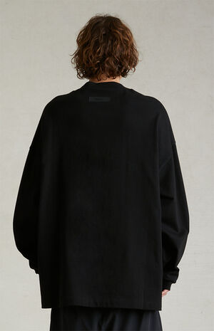 Black Heavy Long Sleeve T-Shirt image number 4
