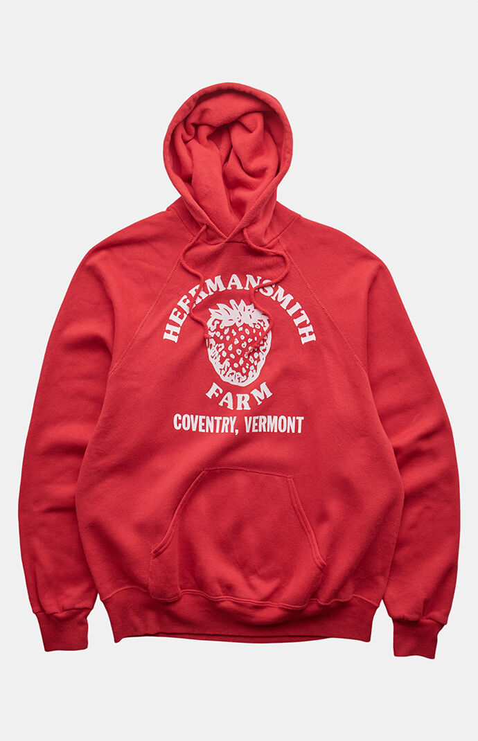 PS VINTAGE 80s Strawberry Farm Vermont Pullover Hoodie
