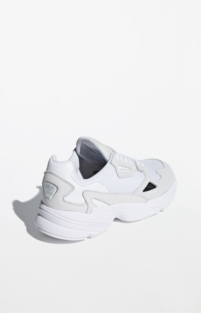 Adidas Womens White Falcon Sneakers