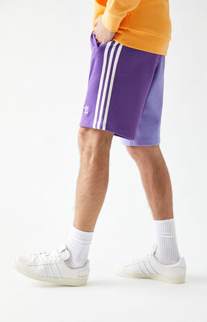 Blocked Trefoil Sweat Shorts image number 4