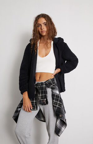 Sherpa Full Zip Hoodie image number 1