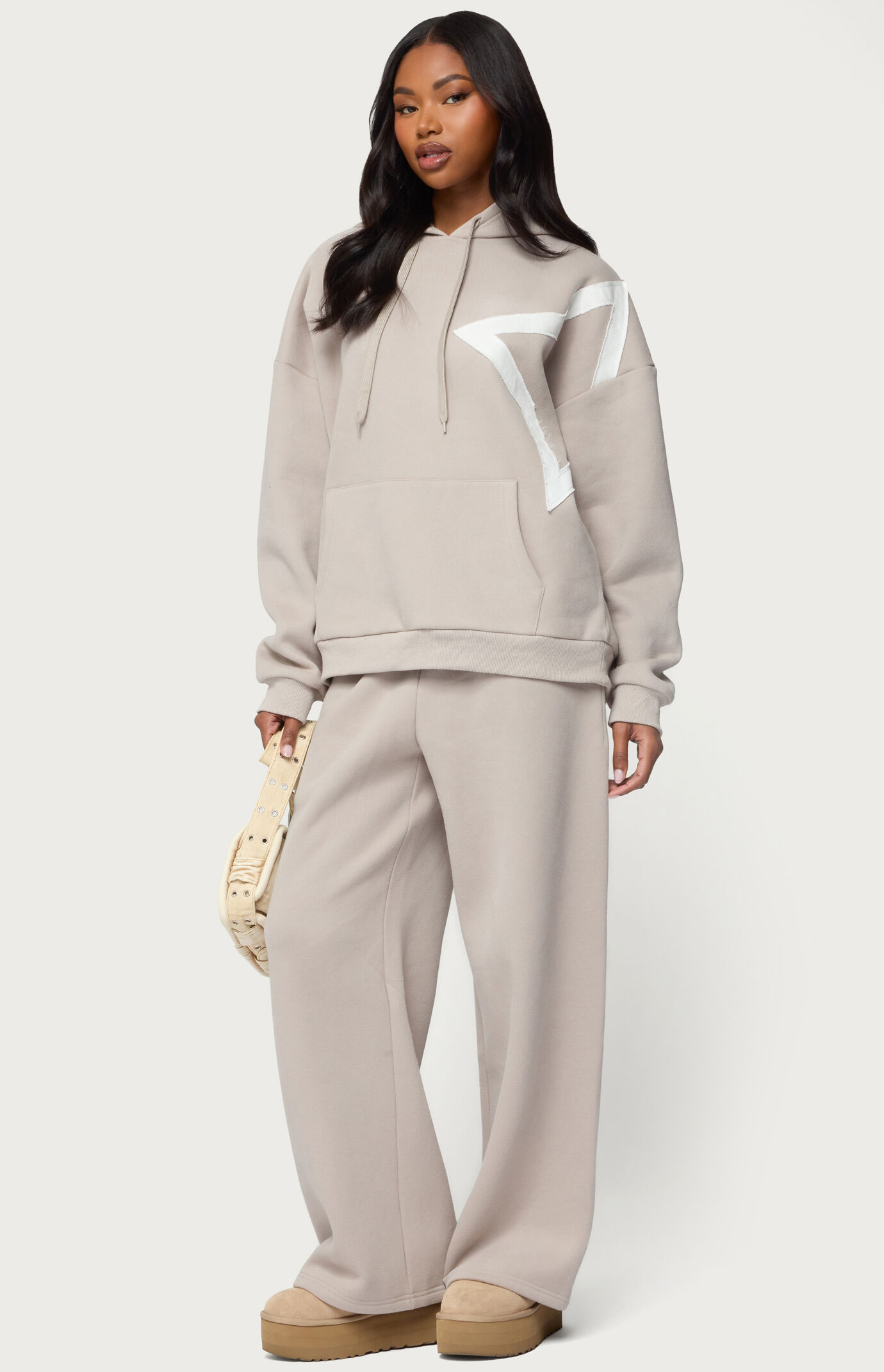 Edikted Starly Straight Leg Sweatpants