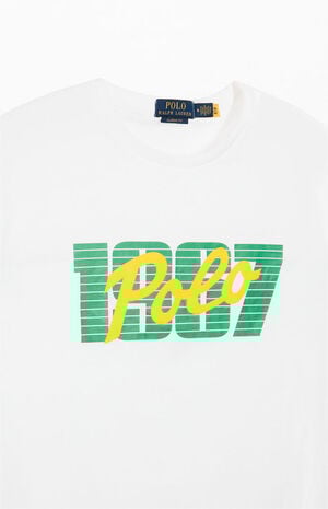 White Classic Fit Logo Jersey T-Shirt image number 2