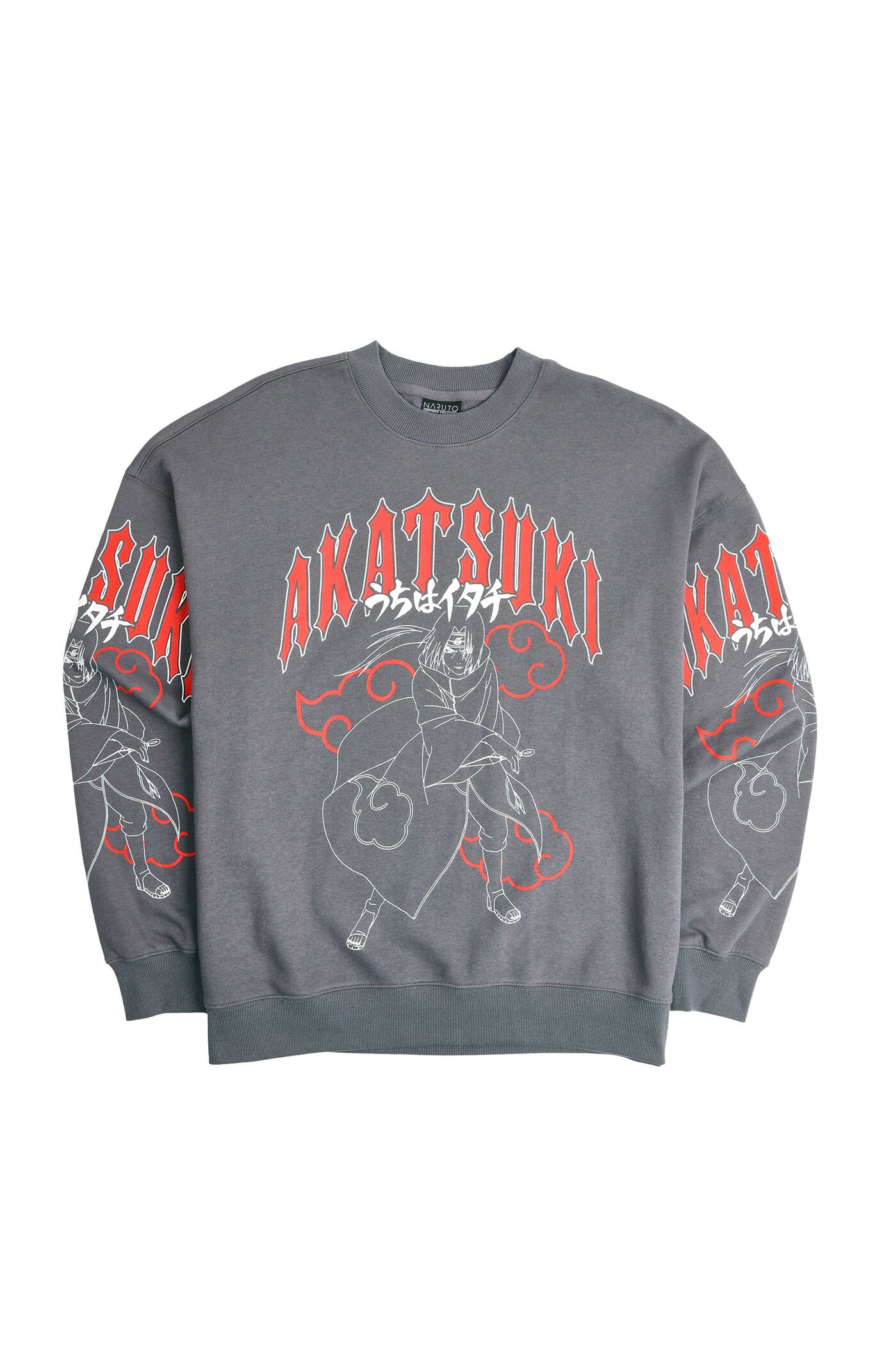  Naruto Akatsuki Kanji Crew Neck Sweatshirt
