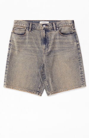 Medium Indigo Tint Baggy Denim Shorts