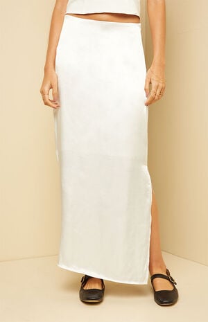 Satin Maxi Skirt image number 3