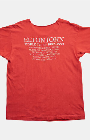 '90s Elton John World Tour Graphic T-Shirt image number 3