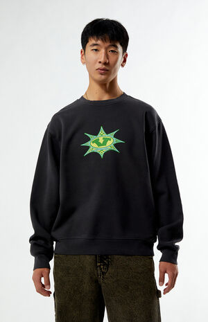 Star Checkered Crew Neck Sweatshirt image number 1
