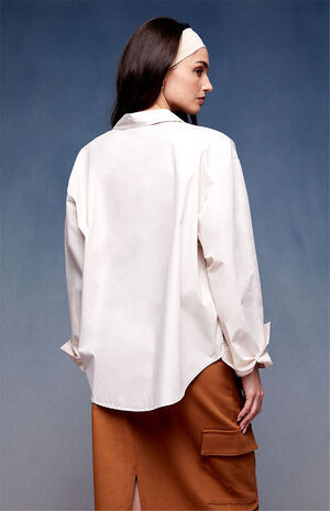 x PacSun The Break Up Boyfriend Work Shirt image number 3