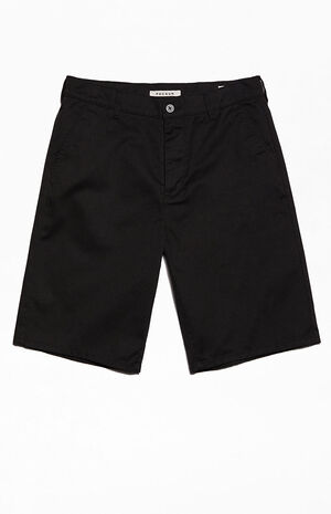 Black Long Chino Shorts image number 1