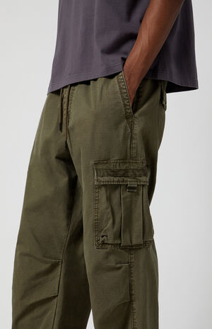 Olive Ripstop Extreme Baggy Cargo Pants image number 5