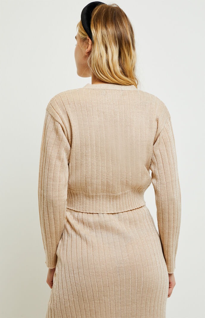 Embracing Me Lurex Ribbed Sweater