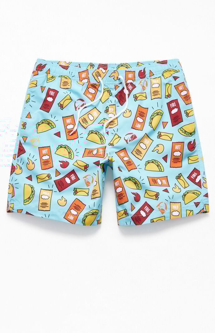 Ripple Junction Taco Bell 17 Swim Trunks Pacsun