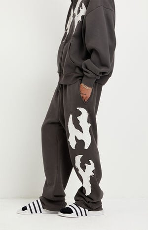 NY Raw Applique Baggy Sweatpants image number 3