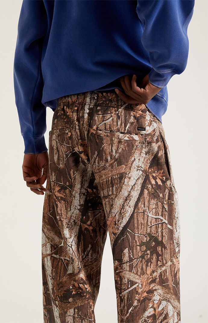 Pacsun Camo Fleece Extreme Baggy Sweatpants | Pacsun