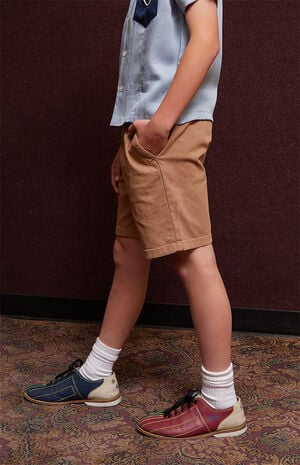 Tan Volley Shorts image number 5