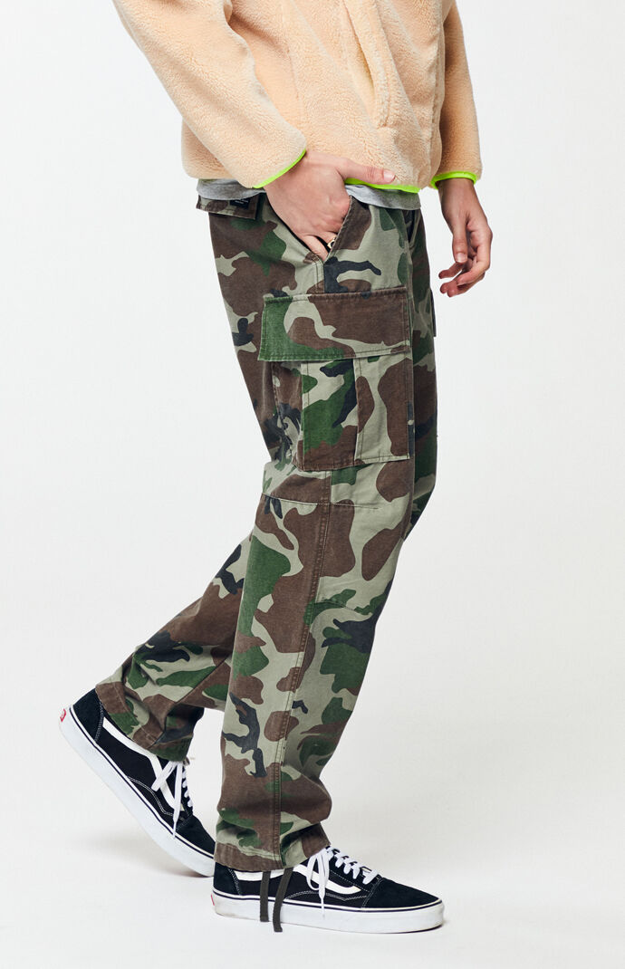 PacSun Faded Camo Cargo Utility Pants | PacSun