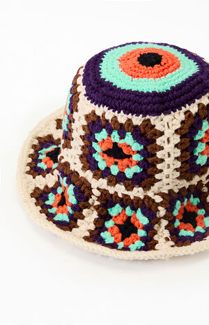 Crochet Knit Bucket Hat image number 2
