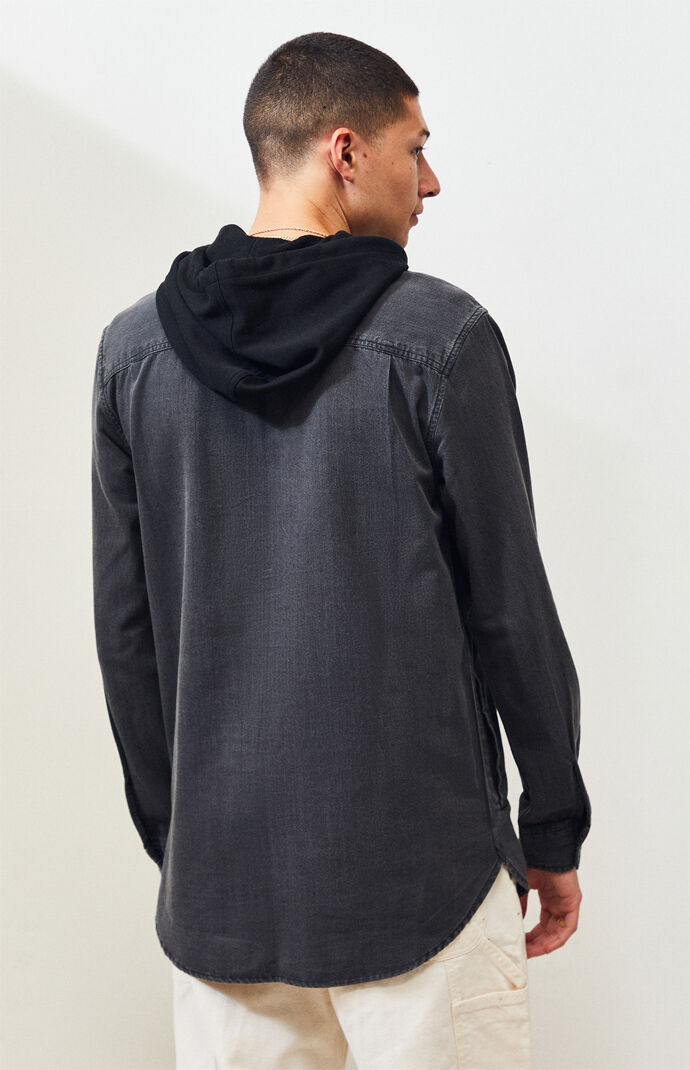 Codi Hooded Denim Shirt