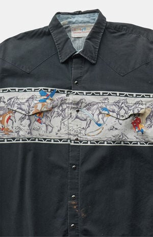 '90s Cowboy Button Up Top image number 4