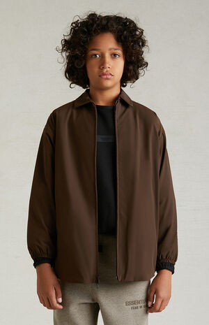 Essentials Wood Overshirt Jacket image number 2