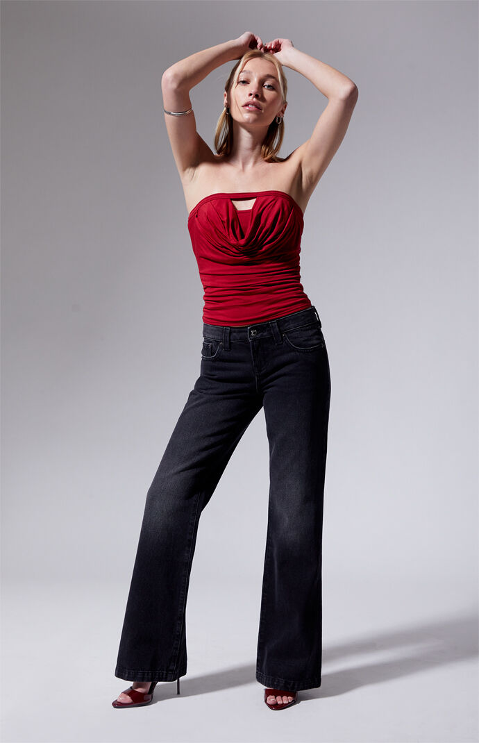 Third Charm Lucy Cowl Cutout Tube Top