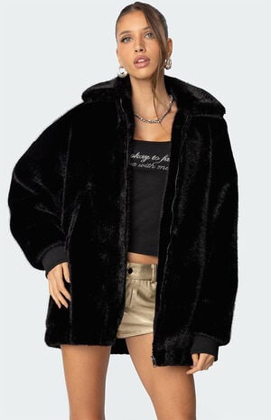 Taylor Oversized Faux Fur Jacket