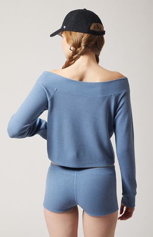 Active Aspen Waffle Knit Quinn Micro Shorts image number 4