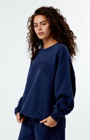 Tonal Washed Crew Neck Sweatshirt image number 2