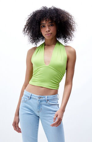 Criss Cross Halter Top image number 1