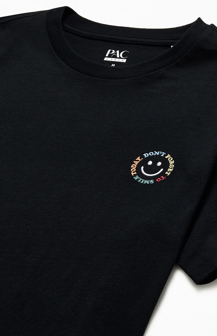 Eco Smile Embroidered T-Shirt