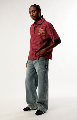by Pacsun Stamp Logo Woven Shirt image number 5