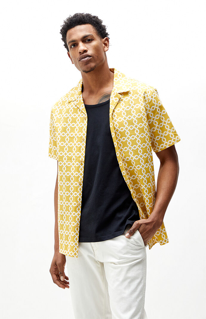 PacSun Gold Link Camp Shirt | PacSun