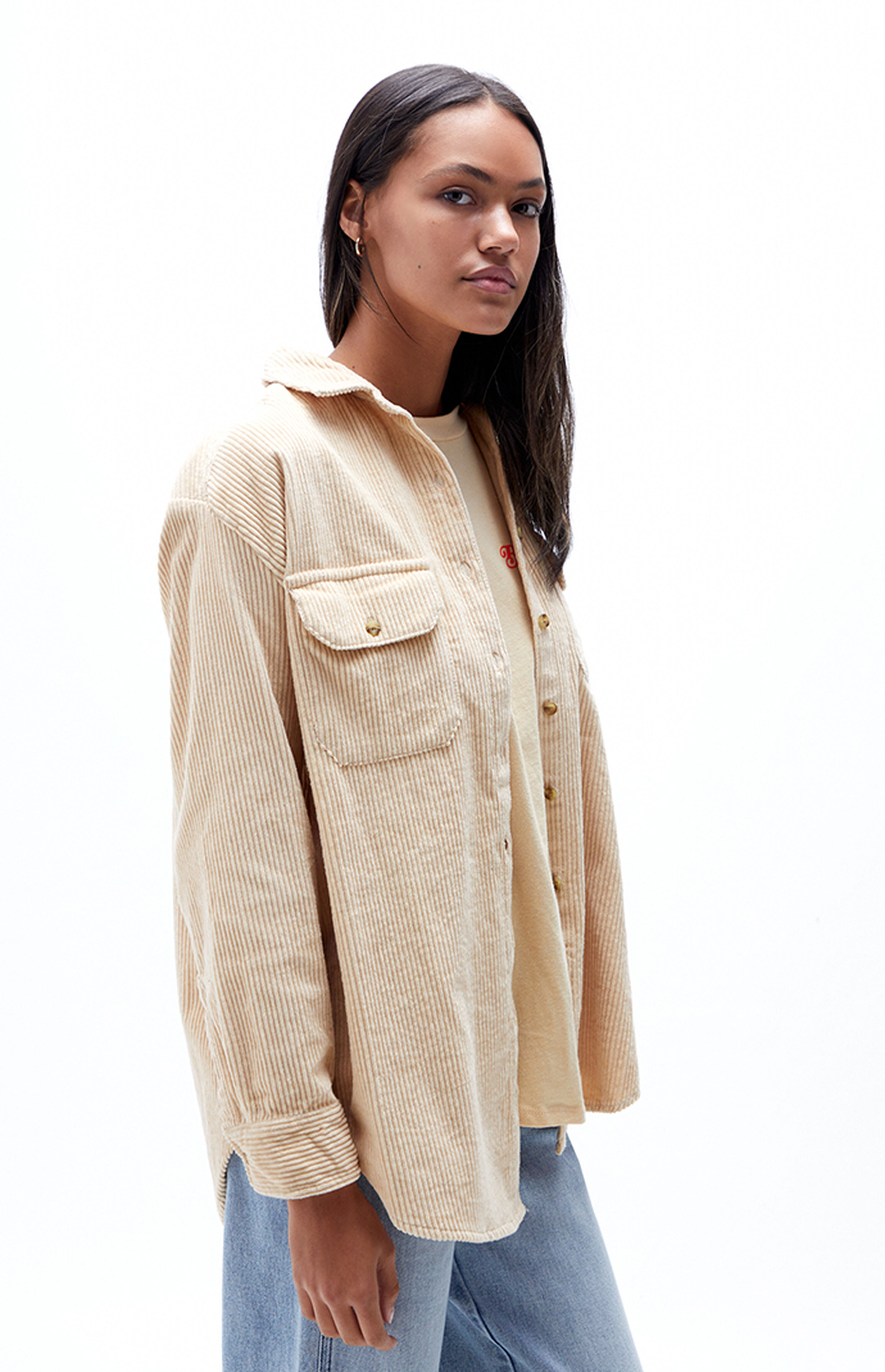 Billabong So Stoked Corduroy Shacket PacSun