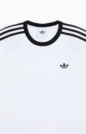 White Three Stripe T-Shirt image number 2