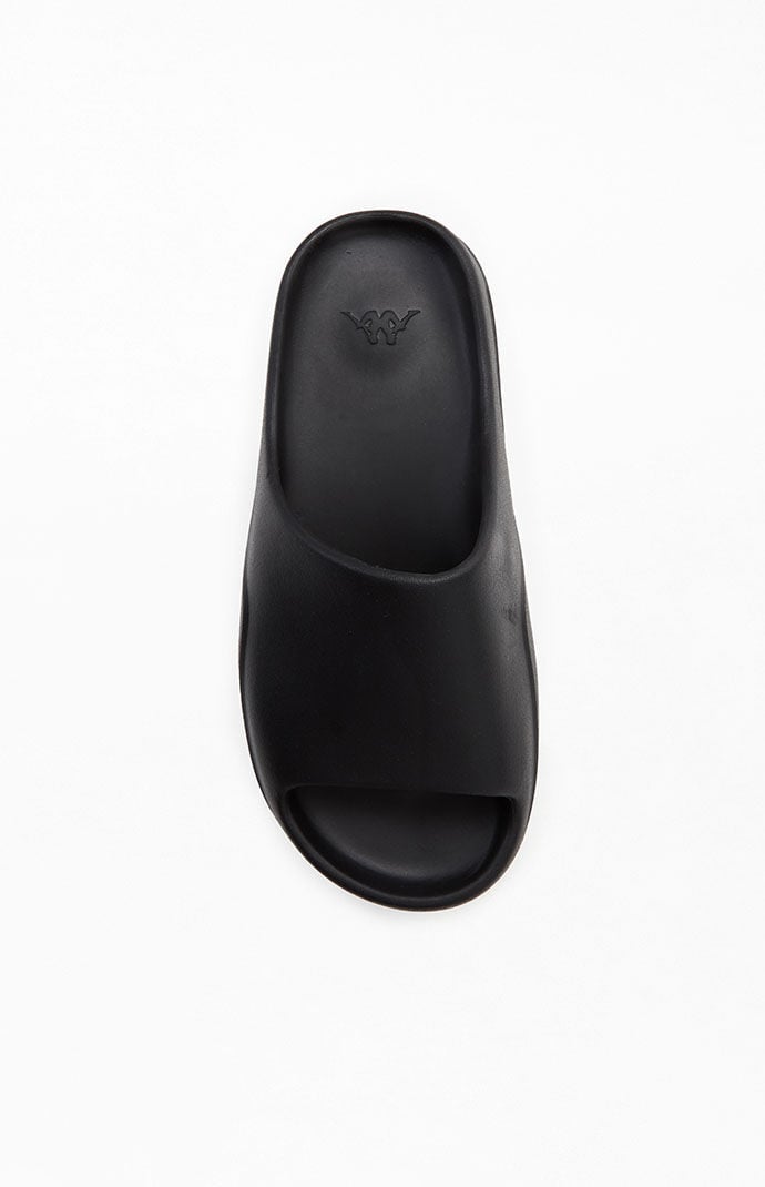 Kappa Black Authentic Plume 1 Slide Sandals PacSun