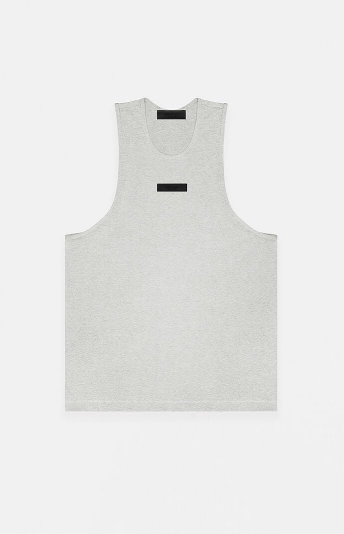 Fear of God Essentials Women's Dark Heather Oatmeal Tank Top