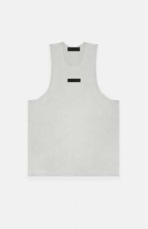 Women's Dark Heather Oatmeal Tank Top image number 1