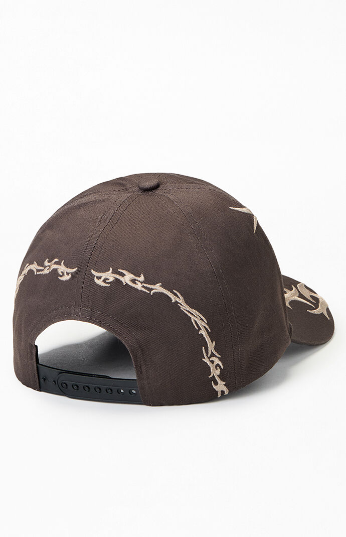 Pacsun Charcoal Ascend Tribal 1 Snapback Hat