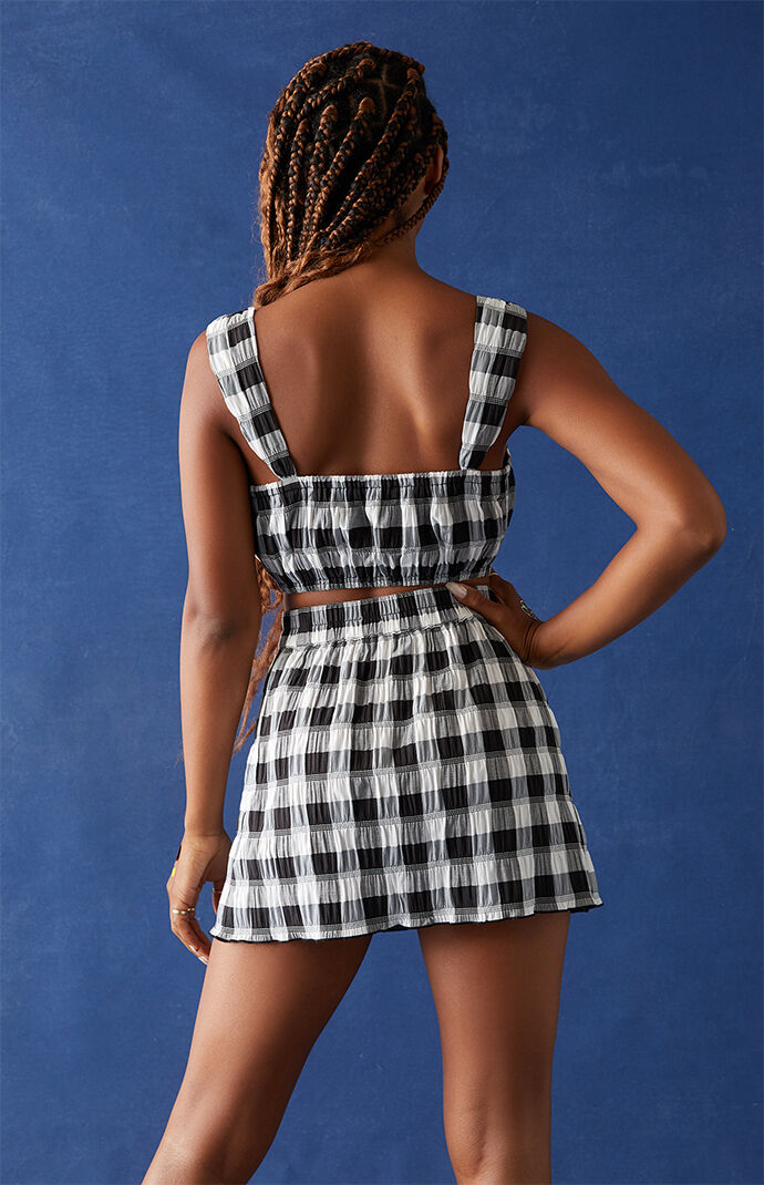 Gingham online skirt pacsun