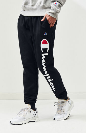 Champion Script Sweatpants Pacsun